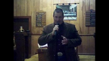 Keven King singing "Because He Lives" at Old Midway Homecoming 2010