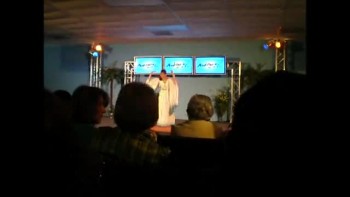 Anita doing a Pantomime of Nicole C. Mullen's "My Redeemer Lives"