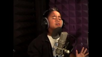 As the Deer... and I Love You Lord Medley sung by 8 Year Old Sam Santiago  