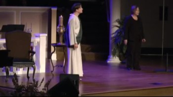 This was an Easter skit I was in as Abraham, Anita as the narrator, and Dr. Paul as God.