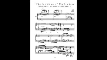 Chorale Etudes (7 of 7) O Little Town of Bethlehem 