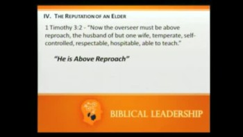 05 22 2011 Biblical Leadership II 