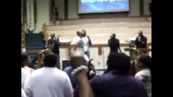 Late night worship service called OVERTIME in cincinnati, Ohio @ Tryed Stone New Beginning Church.<br />