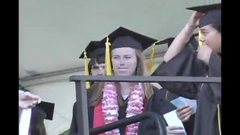 Marine Surprises His Sister at Graduation 