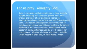 The Evening Prayer - 30 June 11 - Anglicans Ordain Gay Bishops; Methodists Convict Lesbian Pastor 
