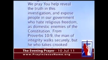 The Evening Prayer - 10 Jul 11 - V.A. Director Under Fire for Censoring Jesus Prayers  