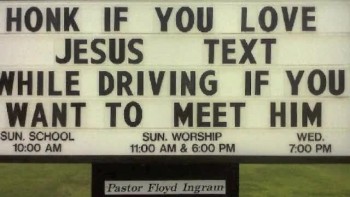 Hysterical Church Signs 