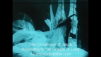 The story of the Crucifixion of Jesus Christ in audio form, according to the Gospel of Luke in the King James bible, read to you by a non-evil atheist.<br /><br />For the latest and greatest of bible audio that you can download as mp3, or listen to online, visit https://www.atheistaudiobible.com.<br /><br />