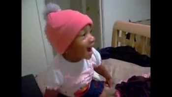 So Cute! Toddler sings 'Never could have made it' 