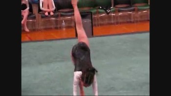 Floor Routine Gymnastics Age 9 and Under 