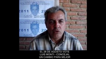 En Las TALITAS - LUIS MONTI Candidato a CONCEJAL 2011  