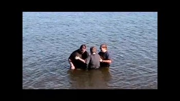 Wayne Gets Baptized