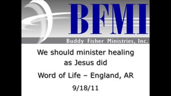 We should minister healing as Jesus did 