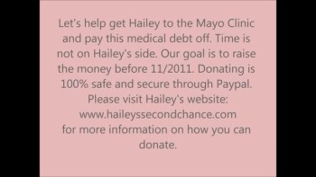 Hope for Hailey. Please Help! 