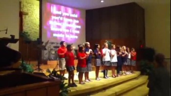Chapel with 5th grade 