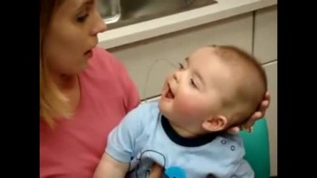Incredible!  Baby's Reaction To Hearing For the First Time 