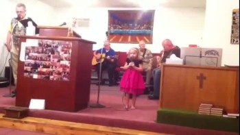 All Mighty God,4 year old singer 