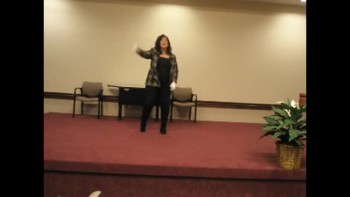 sign/dance at friend's anniversary party.