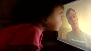 Two Year Old’s Precious Reaction To Video Of Her Dad Who Is In The Military 