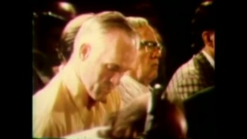 Francis Schaeffer at International Congress of World Evangelism, Lausanne, Switzerland, July 1974 