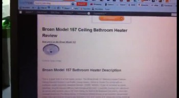 bathroom ceiling heater 