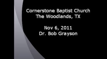 CBC 2011 Nov 06 Dr. Bob Grayson 