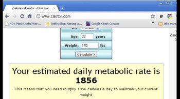 How many calories should I eat a day 