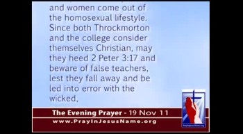 Gordon Klingenschmitt prays 1-minute daily devotional. Please subscribe and sign petitions at www.PrayInJesusName.org