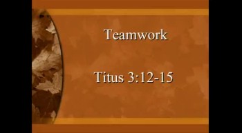 Teamwork - 11/13/2011 