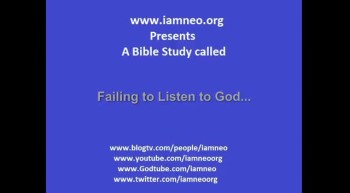 Failing to listen to God 