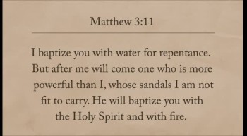 The Bible: Matthew Chapter 3