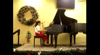 Morgan's Christmas Piano Recital 12-2-11 