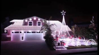 AMAZING Little Drummer Boy Christmas Light House 