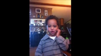 2 yr old singing Nothing but the blood of Jesus 