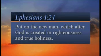In Short: How to experience a successful new beginning!<br /><br />Verse: “And that ye put on the new man, which after God is created in righteousness and true holiness.”<br />—Ephesians 4:24<br /><br />For more daily devotionals, visit www.itiswritten.com/everyword<br /><br />12/31/11