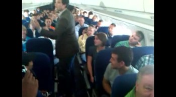 College Choir Sing GORGEOUS Performance of Give Me Jesus on Plane 