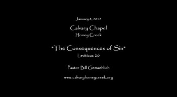 The Consequences of Sin 