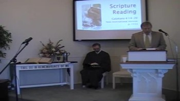 Join us as we worship the living God by his Word and Spirit! We sing the great hymns of the Christian faith from the original Trinity Hymnal of the Orthodox Presbyerian Church. Our Scripture readings are from the New International and King James Versions of the Bible. The Rev. R. Scott MacLaren is assisted by Mr. Joseph Waggoner (hymns), Mr. Scott Roltsch (Scripture readings), and Mrs. Rebekah Waggoner (piano). This service took place at First Presbyterian Church (Orthodox Presbyterian) of Perkasie, PA USA (www.firstchurchopc.org) on January 8, 2012. The Rev. R. Scott MacLaren is the pastor.