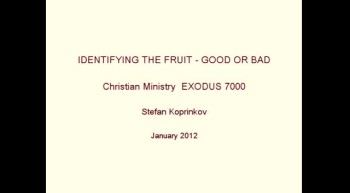 IDENTIFYING THE FRUIT - GOOD OR BAD 