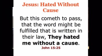 Jesus:The Hated One (Mark 3:1-7) 