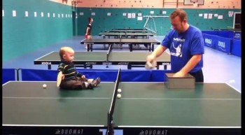 Baby Plays Ping Pong Really Well 