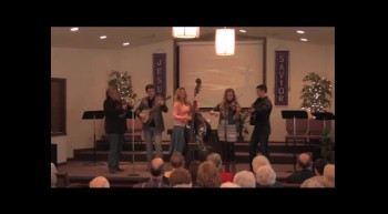 'Blue Grass In The Church'  Park Family Bluegrass Band, 02-12-12,   FBC, Caney, KS 