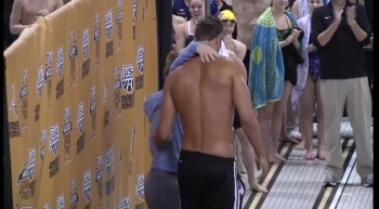 Olympic Swimmers Surprise Proposal 