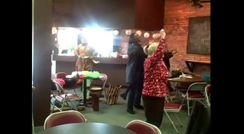 A Strong blast of worship and praise hit our meeting as John started to dance before the Lord :) He is non verbal , but His worship ignited a powerful sense of God's Presence :) I hope you to will Trade Your Sorrows And Say Yes to Jesus ! recorded 2-2012 @ Aglow int meeting in Nashville Tn