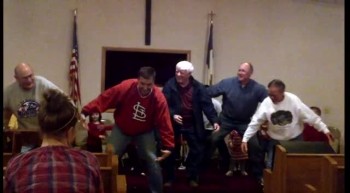 Church elders doing the Hippo Song 