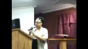 Pastor Yvonne Royal Dixon at All Night Prayer 