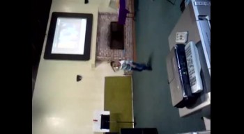 My nephew dancing for Jesus in his Heir Force Sunday School class.