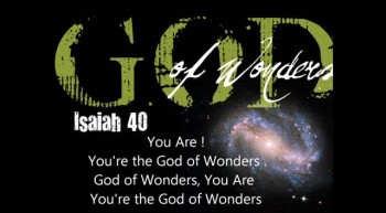 God OF Wonders - Kiruba Stephen 