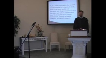 The marriage relationship is under assault from all sides in our modern secular culture, yet it is the basic building block of human culture and the blessing of our Creator on our present life. Watch as Pastor MacLaren provides a meditation on the Larger Catechism of the Orthodox Presbyterian Church during the Sunday Worship Service of First OPC in Perkasie, Pennsylvania (www.firstchurchopc.org) on April 22, 2012. The Rev. R. Scott MacLaren is the pastor.