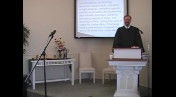 Catechism: 'Sexual Sins,' First OPC Perkasie, PA 4/29/2012 Rev. R. Scott MacLaren 